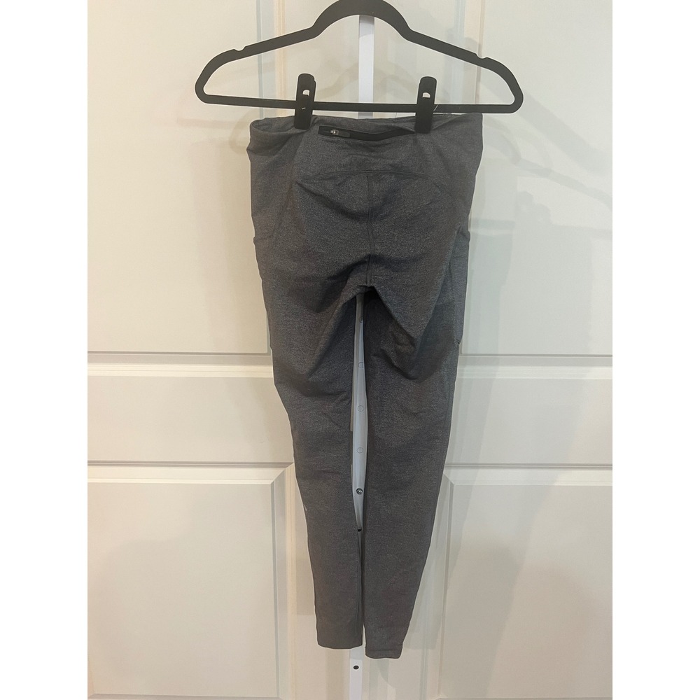 Lululemon Speed Up High Rise Tight 28 Grey Heathered Leggings Pockets Size 6 - Picture 2 of 8